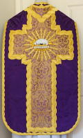 Purple French Roman Vestment